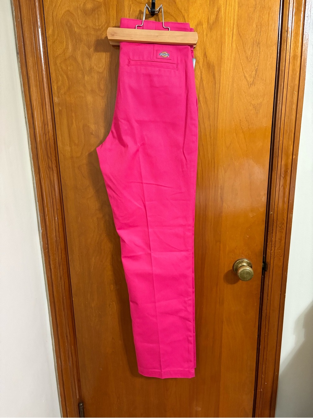 NWT Dickies Women's Pink Cropped Pants Size 2S